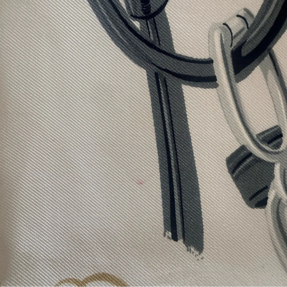 Hermes Brides de Gala 100% Silk Scarf in Blue